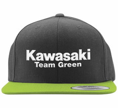 Factory Effex Licensed Kawasaki Team Green 2 Snapback Hat Black/Green Mens OSFA - £23.66 GBP