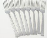 Wallace Julienne Georgetown Dinner Forks 18/10 7 3/8&quot; Stainless Lot of 8 - $32.33