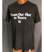 Pizza Hut Gray T-Shirt Med IQ Apparel From Our Hut To Yours - £15.47 GBP