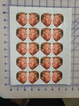 Donald Trump Heads funny paper sticker sheets // Put them everywhere President - $9.89