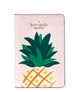 New Kate Spade Colada Pineapple Print Passport Holder Pink Multi - £41.07 GBP