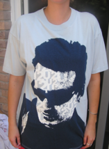 U2 Bono Light Blue 100% Cotton Shirt From Vertigo Tour NM Large Made In Greece  - £39.13 GBP