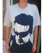 U2 Bono Light Blue 100% Cotton Shirt From Vertigo Tour NM Large Made In ... - $39.77