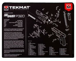 TekMat, For SIG SAUER P320 Premium Pistol Mat,  15&quot;x20&quot;, Black  - £11.63 GBP