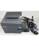 EPSON Black Thermal Receipt Printer M244a TM-T88V 24-pin serial complete! - $635.23 MXN
