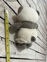 Simply Natural small mini plush panda bear muted colors baby toy stuffed... - $14.84