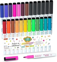 Shuttle Art Dry Erase Markers, 25 Pack 20 Colors Whiteboard Markers,Bundled With - £13.52 GBP