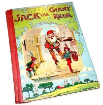 Antique 1900&#39;s Jack The Giant Killer Tom Thumb Series 130 Illustrated Hardcover - £31.42 GBP