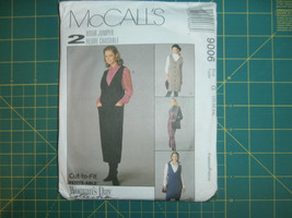 McCall's 9006 Size 20 22 24 Misses' Jumper in Two Lengths and Shirt - $12.86