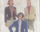 Vintage sewing pattern 1980s fitted jacket penelope rose at artfire thumb155 crop