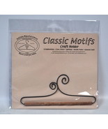 Classic Motifs 6 Inch Double Scroll Holder With Dowel - $12.95