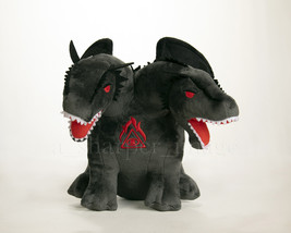 Double-Headed Winged Dragon Guardian 13&quot; Plush Toy Super Soft Squishy FIERCE  - £19.48 GBP