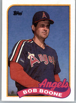 1989 Topps 243 Bob Boone  California Angels - £0.78 GBP