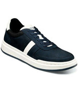 Stacy Adams Currier Moc Toe Lace Up Sneaker Strip Walking Shoe Navy 2551... - £78.68 GBP