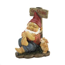 Garden Gnome on Strike with Bunny Rabbit - £25.71 GBP