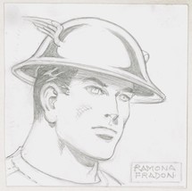 Ramona Fradon Signed Golden Age Flash Original DC Comics / JSA Art Sketch - $197.99