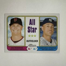 All-Star Outfielder #337 Joc Pederson Giancarlo Stanton 2023 Topps Heritage Card - £1.57 GBP