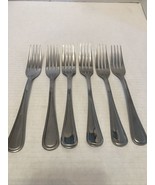 BII Tablespoons Flat Ware Set Of 6 Forks - $132.10 MXN