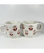 Fishs Eddy Famous Republicans Ceramic Coffee Mug Bush Hoover Nixon Agnew... - €17,14 EUR