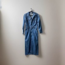 Universal Thread Maxi Jean Jacket Dress Womens Size 8r Medium Wash Denim Pockets - £19.31 GBP
