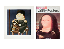 Bundle- 2 Assorted Fernando Botero Poster Book and Lithographs - £391.12 GBP