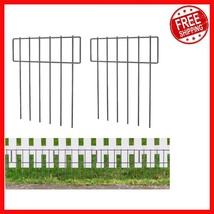 25-Pack Black Rustproof Decorative Garden Fence - 17in H x 27ft L Animal... - $1,789.80 MXN