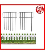 25-Pack Black Rustproof Decorative Garden Fence - 17in H x 27ft L Animal... - $1,394.84 MXN