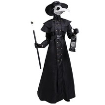 Halloween Plague Doctor Costume Set Horror Wizard Cloak Medieval Cosplay... - $64.00