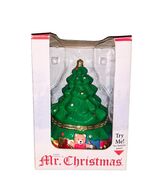 Mr. Christmas Porcelain Christmas Tree Music Box Hinged Revolving Interi... - €23,36 EUR