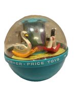 Vintage Fisher Price Roly Poly Chime Ball Retro Toy Swan Horse 165 - $20.11 CAD
