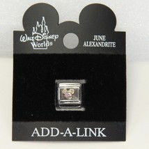 Walt Disney World Add A Link June Alexandrite Mickey Mouse Birthstone NEW - €12,67 EUR