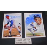 Sandy Koufax Hall of Fame Signed Photo, MLB Baseball Los Angeles Dodgers... - £374.10 GBP