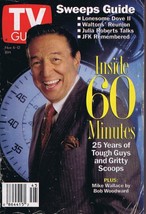 ORIGINAL Vintage TV Guide Nov 6 1993 No Label Mike Wallace 60 Minutes - £7.76 GBP