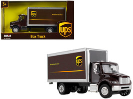 UPS Box Truck Brown UPS Worldwide Services 1/50 Diecast Model Daron - £18.54 GBP