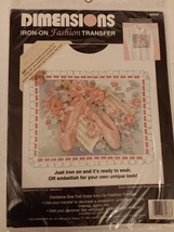 Dimensions 80038 Ballet Romance by Betty Whiteaker Iron-On Fashion Transfer New - £14.95 GBP