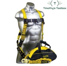 Guardian Fall Protection Harness/Lanyard Kit - Harness, Lanyard, Bag- XL... - $89.99