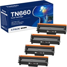 Compatible Toner Cartridge Replacement for Brother TN660 TN 660 TN630 High Yield - £56.34 GBP
