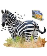 Madd Capp Puzzles - I AM Zebra - 1000 Pieces - Animal Shaped Jigsaw Puzz... - £22.90 GBP