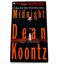 Dean Koontz Midnight AudioBook On Cassette Read J Charles Unabridged Aud... - $16.49