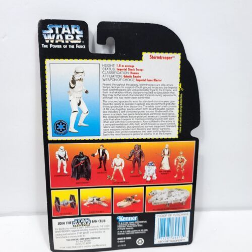 Kenner Star Wars Power of the Force Stormtrooper Action Figure Red Card 1995 Item image 4