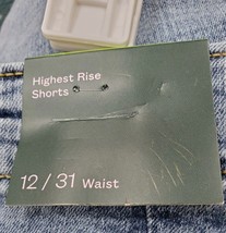 Women's Size 12/31 Highest Rise Jean Shorts - Wild Fable image 4