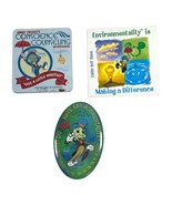 Disney Jiminy Cricket Earth Day Pins Environmentality 2001 2004 Conscien... - $23.36