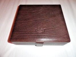 Pheasant  Brown  Leather  Humidor made in Spain - $125.00