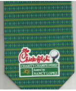 NANCY LOPEZ CHICK-FIL-A  CHARITY CHAMPIONSHIP GOLF NECKTIE RARE OOP SHIP... - €25,86 EUR