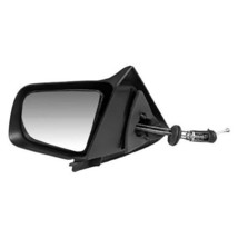 Mirror For 1987-93 Ford Mustang Left Side Power Non Heated Black W/o Turn Signal - £160.05 GBP