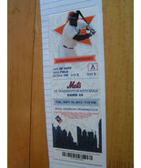 New York Mets Full Ticket Stub 9/10/2013 Vs. Washington Nationals Bobby ... - $2.72