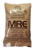 Lemon Pepper Tuna MRE Meal - Genuine US Military Surplus Inspection Date... - £19.97 GBP