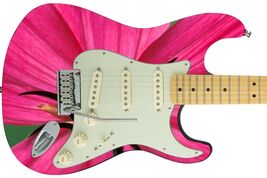 Sticka Steves Guitar Skin Wrap Reface  Vinyl Decal DIY Pink Tulip GS 305 - $45.05