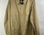 Military Mens 2XL Ripstop Jungle Military Fatigue Jacket Khaki Front Poc... - $37.95