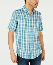 Michael Kors Men&#39;s Linen Plaid Shirt, Size S, MSRP $128 - £36.75 GBP